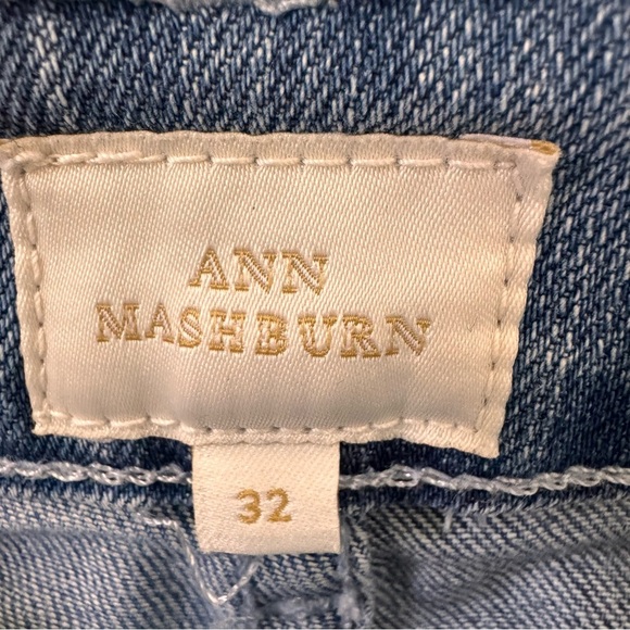 Ann Mashburn Coco Patch Pocket Jean in "7-Year Indigo Stretch Denim" Size 32 - Picture 15 of 16